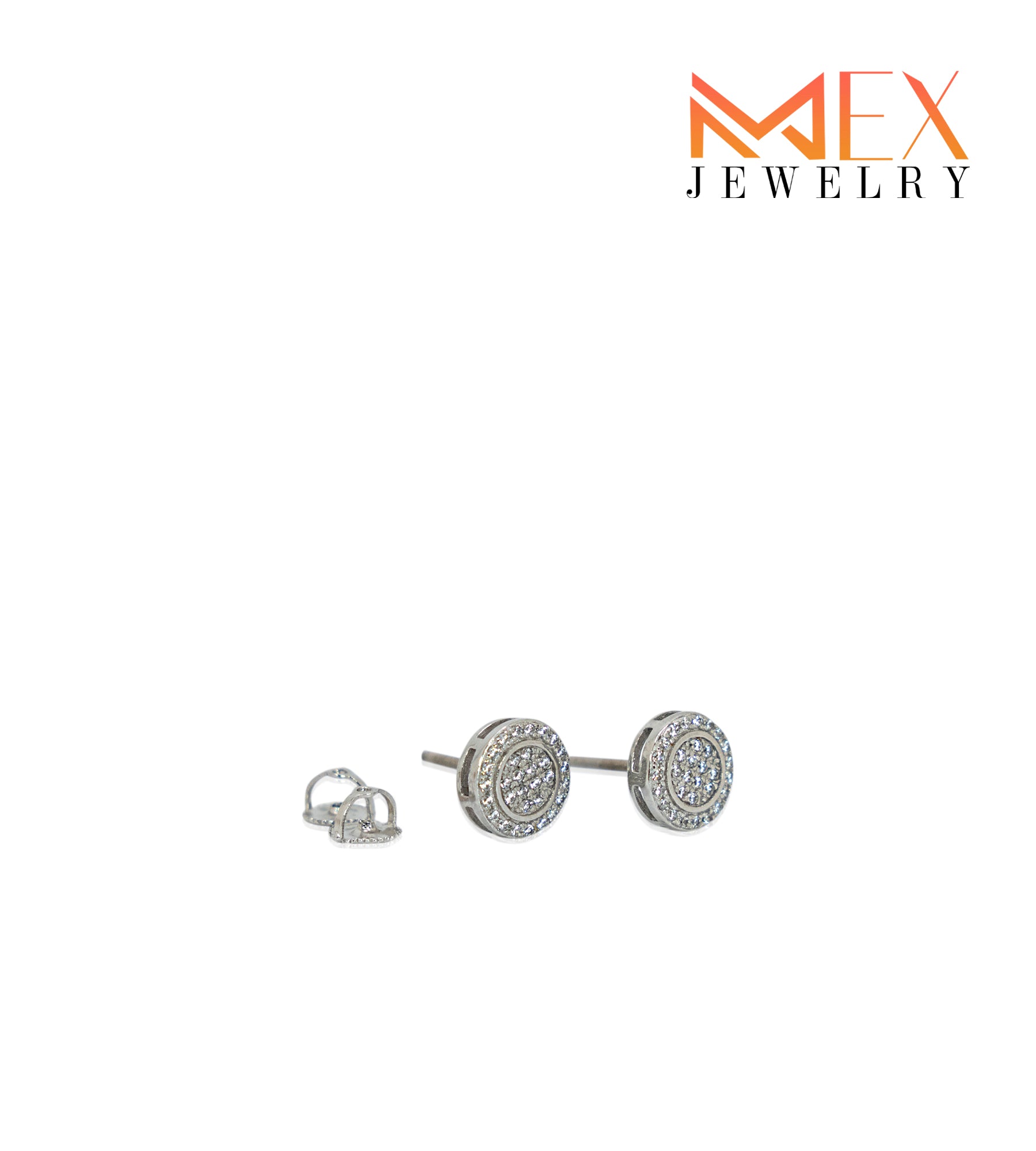 51-MEX558 925 Silver Earrings
