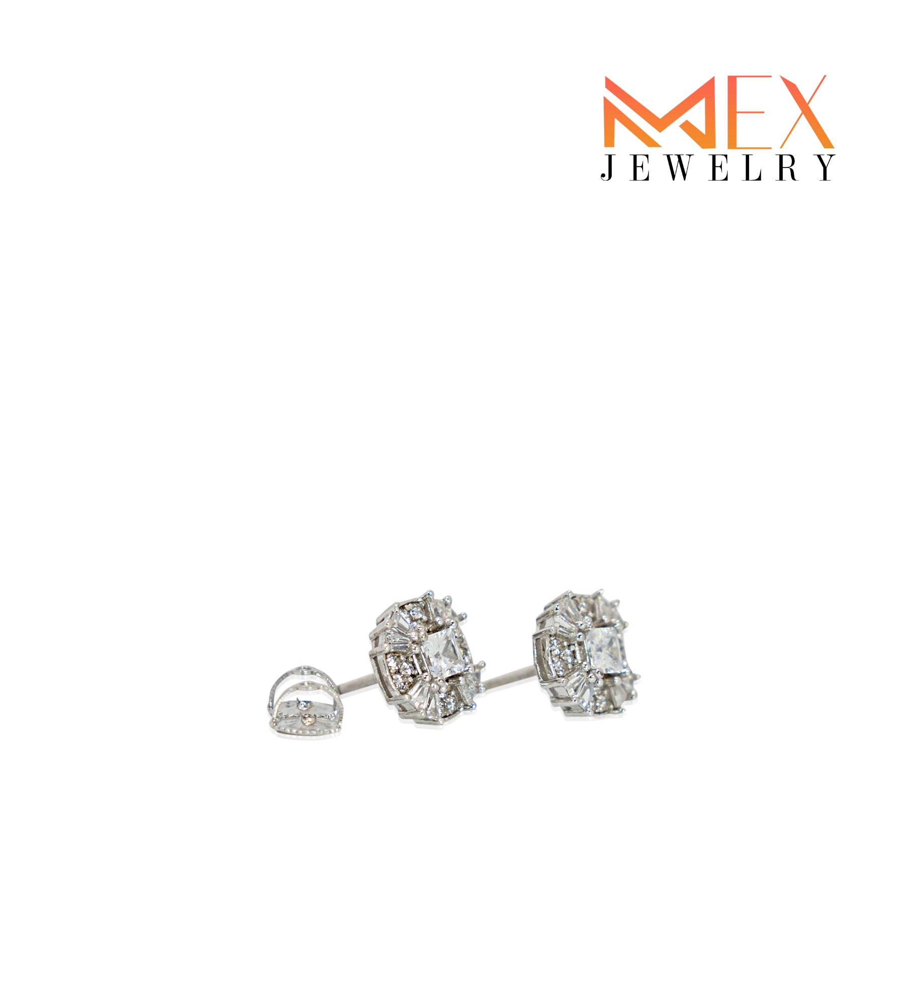 55-MEX6854 925 Silver Earrings
